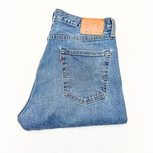 Levi's 501 '93 Button Fly Denim Jeans Straight Leg Medium Wash Size 34 x 30